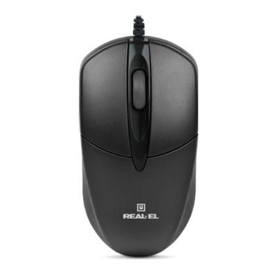 Мишка REAL-EL RM-211 USB Black (EL123200001)