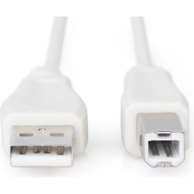 Кабель для принтера USB 2.0 AM/BM 3.0m Digitus (AK-300102-030-E)