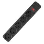 Мережевий фільтр живлення Maxxter (SPM5-G-15B) чорний, 4.5 м кабель, 5 розеток (SPM5-G-15B)