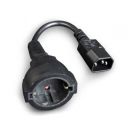Кабель живлення C14 to Schuko 0.15m Cablexpert (PC-SFC14M-01)