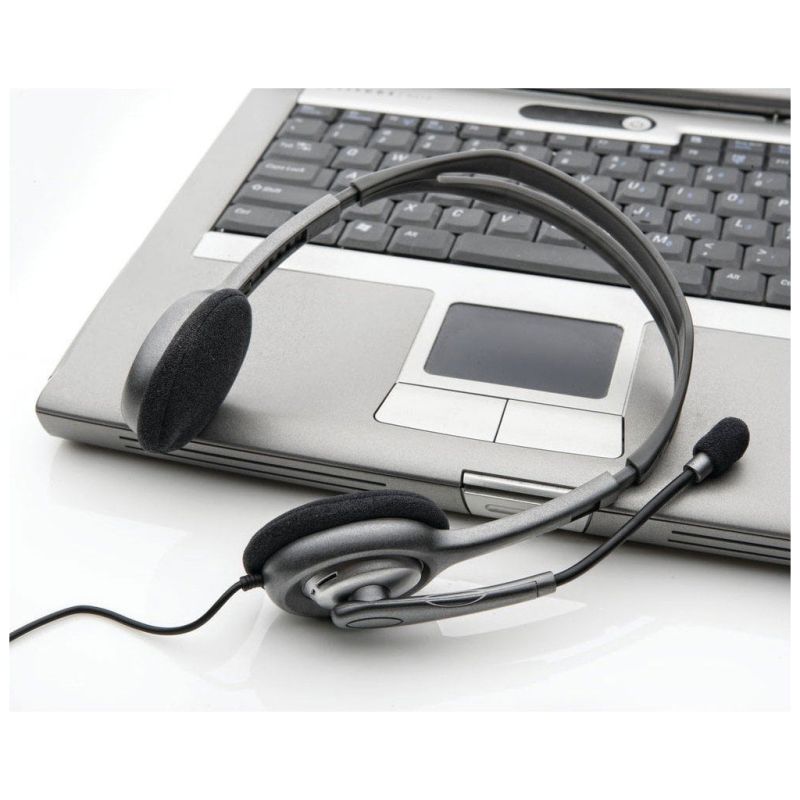 Наушники Logitech H111 Stereo Headset with 1*4pin jack (981-000593)