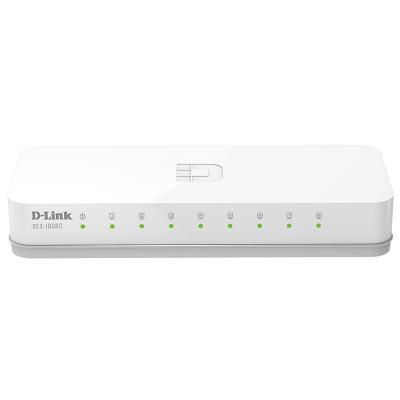Коммутатор сетевой D-Link (DES-1008C)