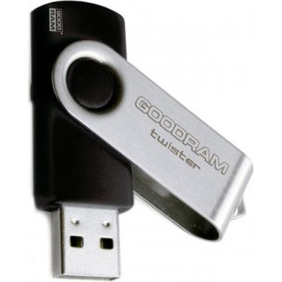 USB флеш накопитель Goodram 16GB Twister Black USB 2.0 (UTS2-0160K0R11)