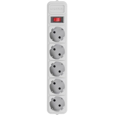 Мережевий фільтр живлення Maxxter (SPM5-G-15G) grey, 4.5 м кабель, 5 розеток (SPM5-G-15G)