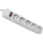 Мережевий фільтр живлення Maxxter (SPM5-G-15G) grey, 4.5 м кабель, 5 розеток (SPM5-G-15G)