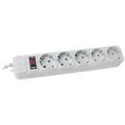 Мережевий фільтр живлення Maxxter (SPM5-G-15G) grey, 4.5 м кабель, 5 розеток (SPM5-G-15G)