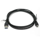 Дата кабель USB 3.0 AM to USB-C 1.5m PowerPlant (KD00AS1254)