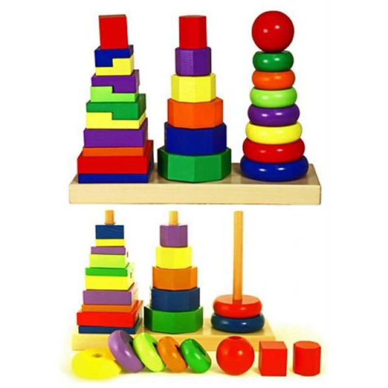 Развивающая игрушка Viga Toys Пирамидка (50567)