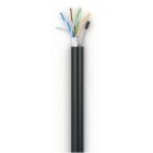 Кабель сетевой OK-Net FTP 305м cat.5e наружный, трос 7*0,5 (F/UTP-cat.5E) (КППЭт-ВП (100) 4*2*0,51)