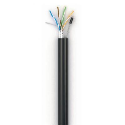 Кабель сетевой OK-Net FTP 305м cat.5e наружный, трос 7*0,5 (F/UTP-cat.5E) (КППЭт-ВП (100) 4*2*0,51)