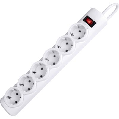 Сетевой фильтр питания Defender 153, 3 m, 6 роз, white (99490)