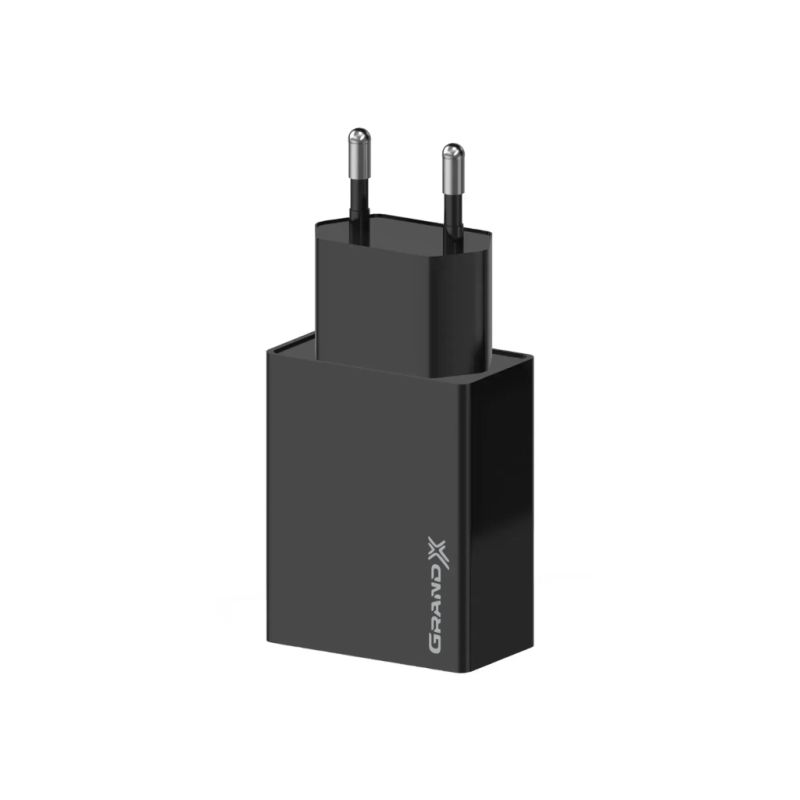 Зарядное устройство Grand-X 5V 2.1A USB Black (CH-15B)