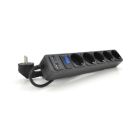 Сетевой фильтр питания Merlion 5 розеток, 1,8 м + 2*USB (B518U)