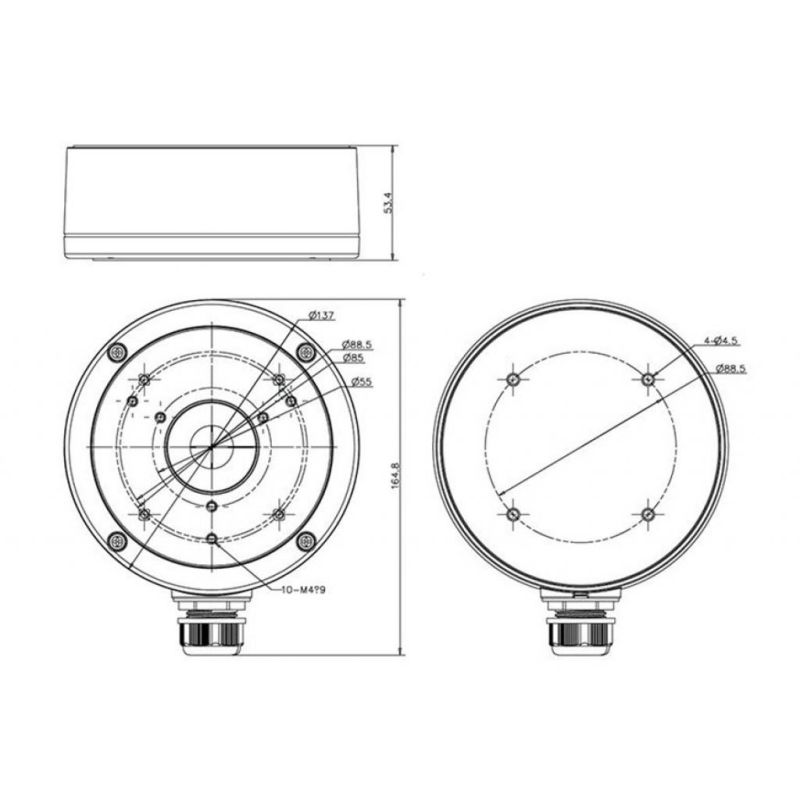 Крепление для видеокамеры Hikvision (DS-1280ZJ-S)