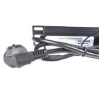 Силовой блок Eserver 19" 8 розеток, выкл., алюм. корпус PDU 220В, 16А (WT-2261A-GER-8WAY)