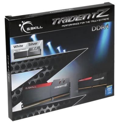 Модуль пам\'яті для комп\'ютера DDR4 16GB (2x8GB) 3200 MHz Trident Z Silver H/ White G.Skill (F4-3200C16D-16GTZSW)