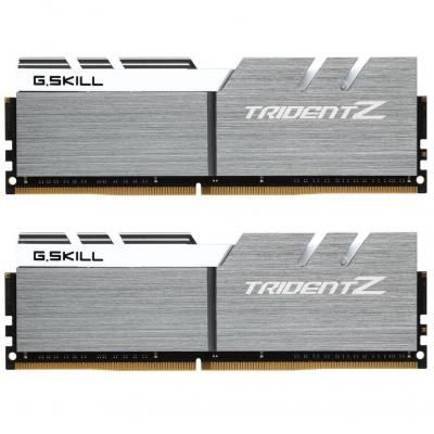 Модуль пам\'яті для комп\'ютера DDR4 16GB (2x8GB) 3200 MHz Trident Z Silver H/ White G.Skill (F4-3200C16D-16GTZSW)
