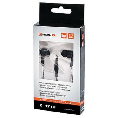 Наушники REAL-EL Z-1710 Black (EL124200017)