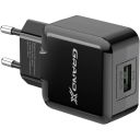 Зарядний пристрій Grand-X (CH-03B) (5V/2,1A) Black (CH-03B)
