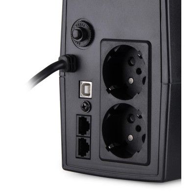 Источник бесперебойного питания Vinga LCD 800VA plastic case with USB (VPC-800PU)