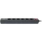 Мережевий фільтр живлення REAL-EL REAL-EL RS-6 PROTECT USB, 5m, black (EL122300018)