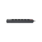 Сетевой фильтр питания REAL-EL REAL-EL RS-6 PROTECT USB, 5m, black (EL122300018)