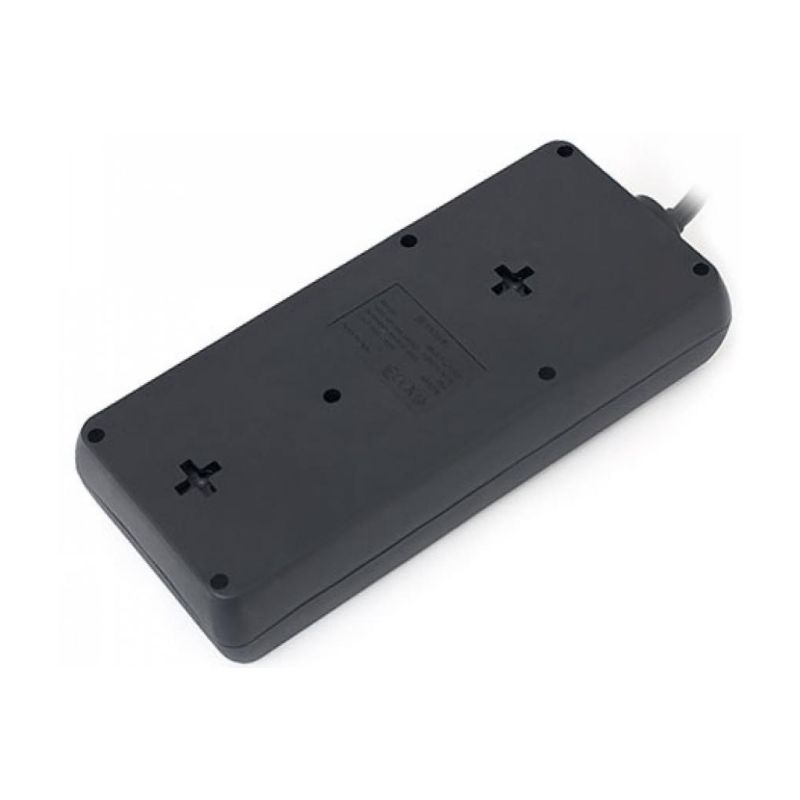 Сетевой фильтр питания REAL-EL REAL-EL RS-8 PROTECT, 1.8m, black (EL122300021)