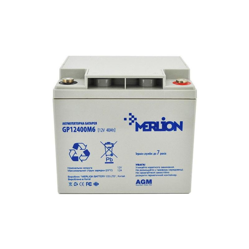 Батарея к ИБП Merlion 12V-40Ah (GP12400M6)