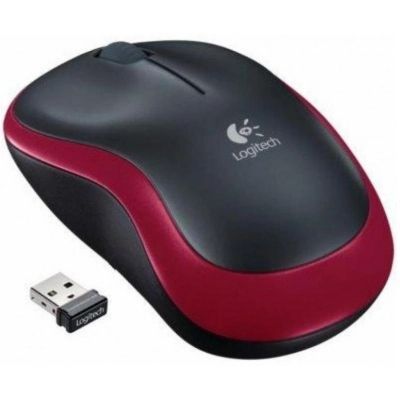 Мышка Logitech M185 red (910-002237)