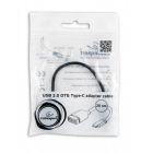 Перехідник OTG USB 2.0 AF to USB-C 0.2m Cablexpert (A-OTG-CMAF2-01)