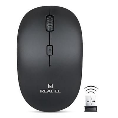 Мышка REAL-EL (RM-301 black)