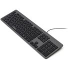 Клавиатура Vinga (KB735 black-grey)