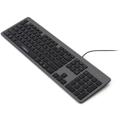 Клавиатура Vinga (KB735 black-grey)