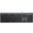 Клавиатура Vinga (KB735 black-grey)