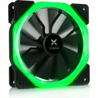 Кулер для корпуса Vinga (LED fan-01 green)