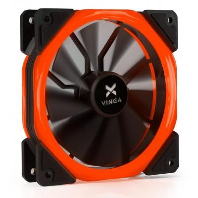 Кулер до корпусу Vinga (LED fan-02 red)