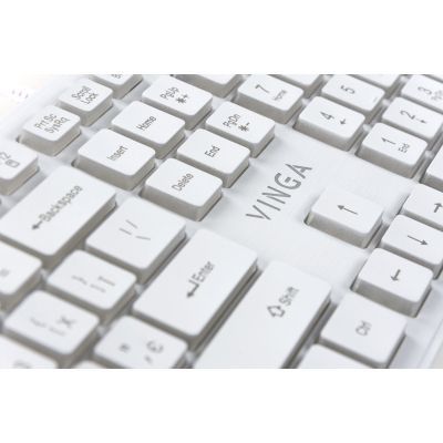 Клавиатура Vinga (KB410 White)