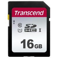 Карта пам\'яті Transcend 16GB SDHC class 10 UHS-I U1 (TS16GSDC300S)