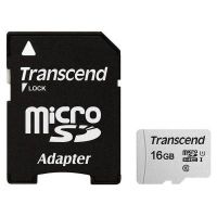 Карта пам\'яті Transcend 16GB microSDHC class 10 UHS-I U1 (TS16GUSD300S-A)