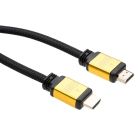 Кабель мультимедийный HDMI M to HDMI M 5.0m V2.0 Vinga (VCPDCHDMI2VMM5BK)