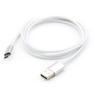 Дата кабель USB 2.0 AM to Micro 5P 1m LED silver Vinga (VCPDCMLED1S)