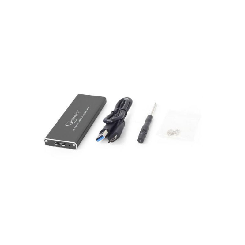 Карман внешний Gembird M.2 (NGFF), USB3.0, черный (EE2280-U3C-01)