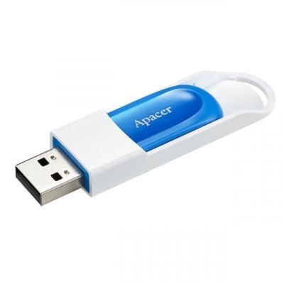 USB флеш накопитель Apacer 64GB AH23A White USB 2.0 (AP64GAH23AW-1)