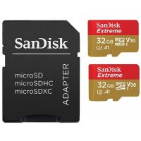 Карта пам\'яті SanDisk 32GB microSD class 10 UHS-I U3 V30 A1 Extreme (SDSQXAF-032G-GN6AT)