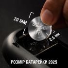 Батарейка CR 2025 спеціальна літієва типу таблетка 2025 3V, 2 шт. в упаковці Duracell (5000394203907 / 5008922)