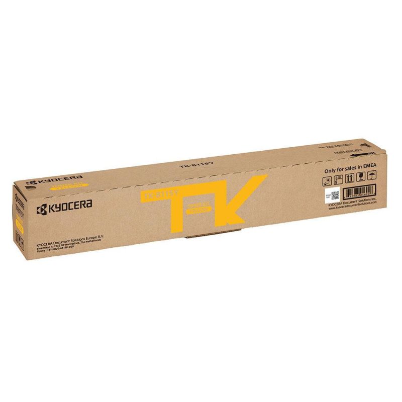 Тонер-картридж Kyocera TK-8115Y Yellow 6K (1T02P3ANL0)