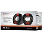 Акустична система REAL-EL S-50 black-red (EL121100008)