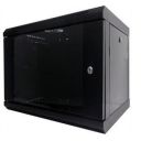 Шкаф настенный Hypernet 9U 19" 600x350 (WMNC-35-9U-FLAT-BLACK)