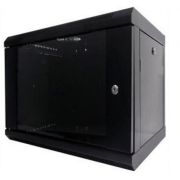 Шкаф настенный Hypernet 9U 19" 600x350 (WMNC-35-9U-FLAT-BLACK)