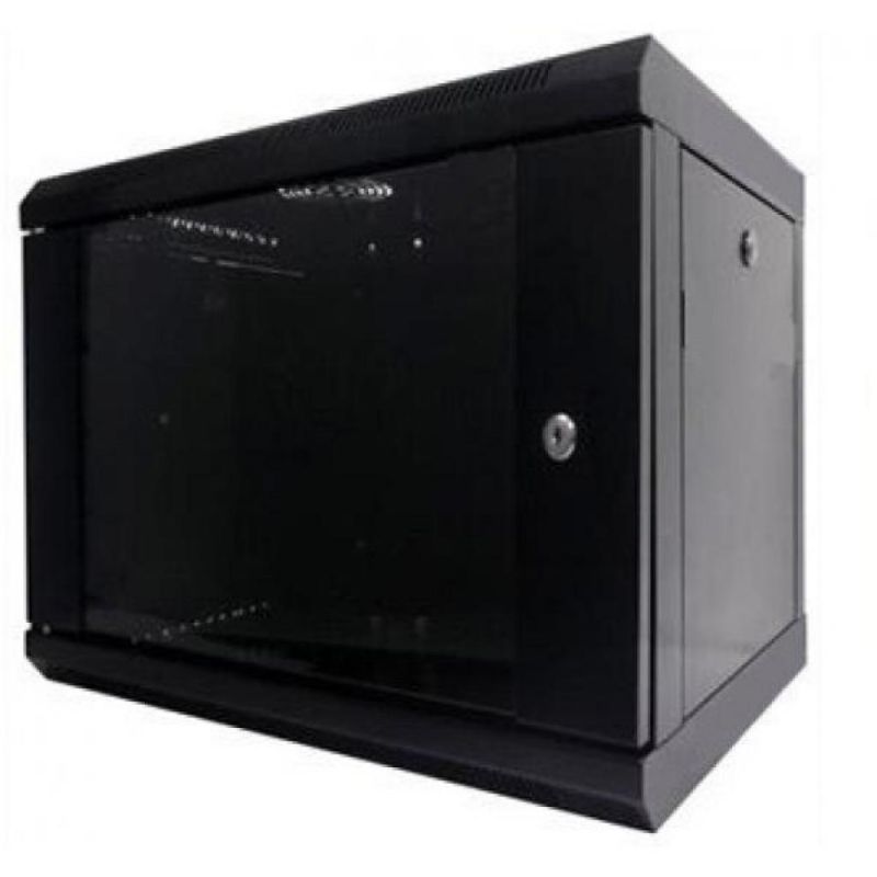 Шкаф настенный Hypernet 9U 19" 600x350 (WMNC-35-9U-FLAT-BLACK)